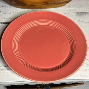 Vintage Homer Laughlin Coral Dinner Plate